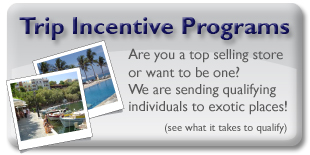 Take a trip away from it all when you qualify for our trip incentive program.